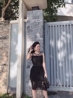 Đầm dự tiêc, đầm ren cao cấp