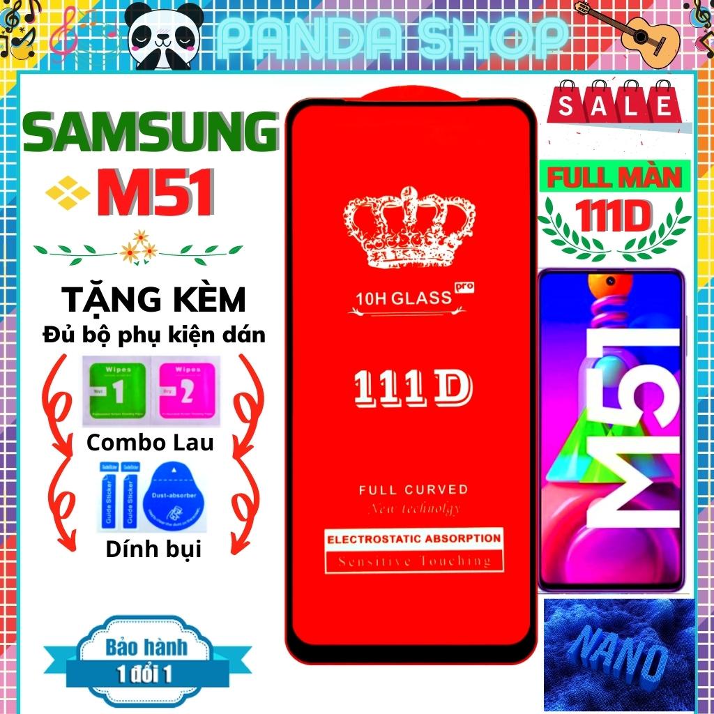 Kính Cường Lực SamSung M51 - Phủ Nano HD+ chống nước - Full màn hình và trong suốt - Độ cứng 11H, Miếng dán cao cấp.