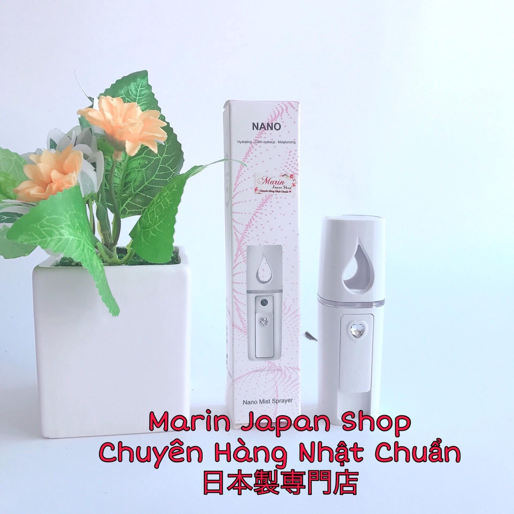 (Hàng Nhật) Máy xông mặt nano xịt khoáng Nano Mist Sprayer  nội địa Nhật Bản