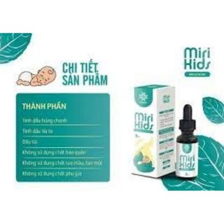 Tinh chất húng chanh Miri Kids