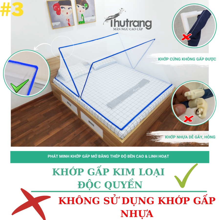 Màn Xếp Thông Minh. Khung Inox Thu Trang