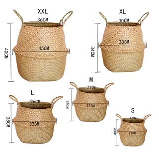 Giỏ đan mây đựng quần áo / đồ dùng đa dụng