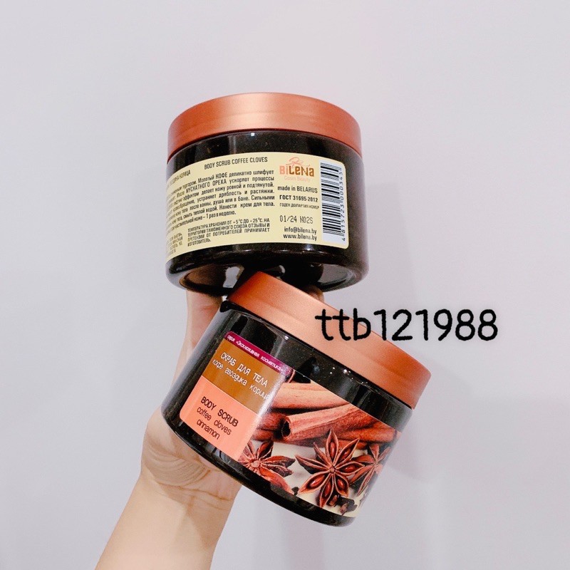 TẨY TẾ BÀO CHẾT BODY TỪ CÂY QUẾ HỒI & CAFE 380g