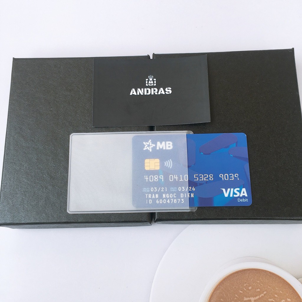 Túi bọc bảo vệ thẻ ngân hàng, thẻ tên chống nước- mua lẻ