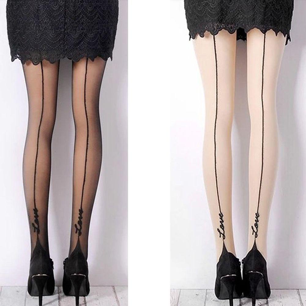 Quần Tất 2 Màu Jacquard Gợi Cảm Cho Nữ