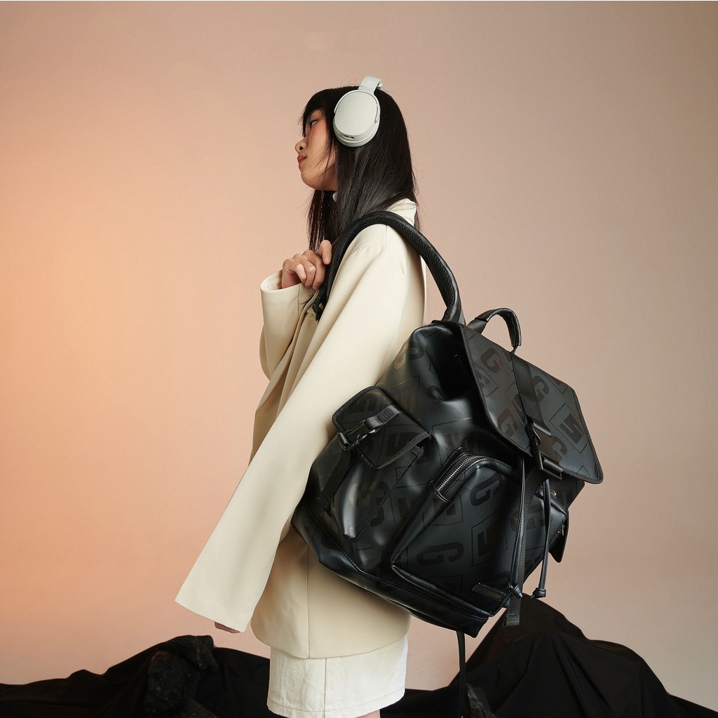 Balo Da Cao Cấp In SAIGON SWAGGER® Eclipse Leather Backpack