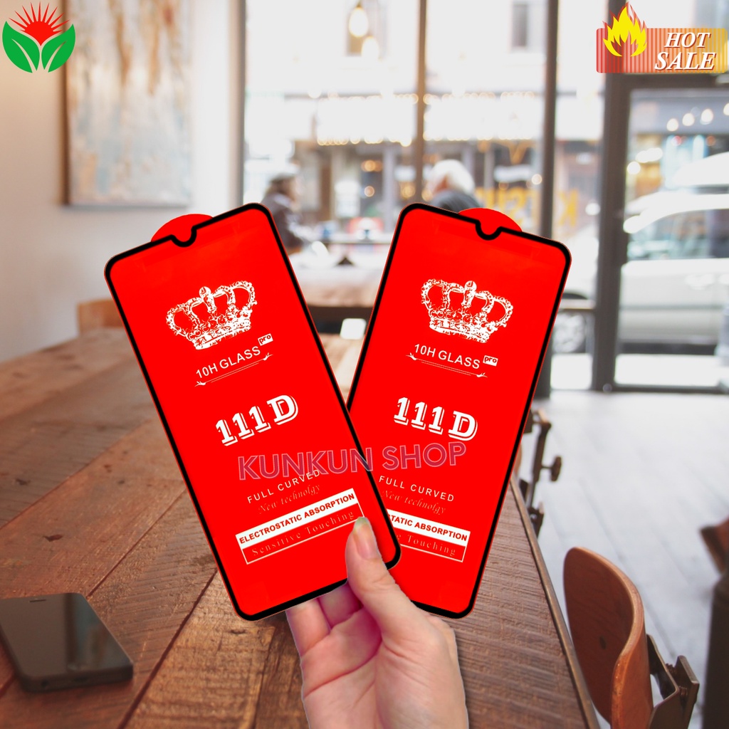 Kính Cường Lực Samsung A31 - Full màn hình 111D - Vuốt siêu mượt cao cấp - Bảo vệ màn hình chịu được va đập tốt