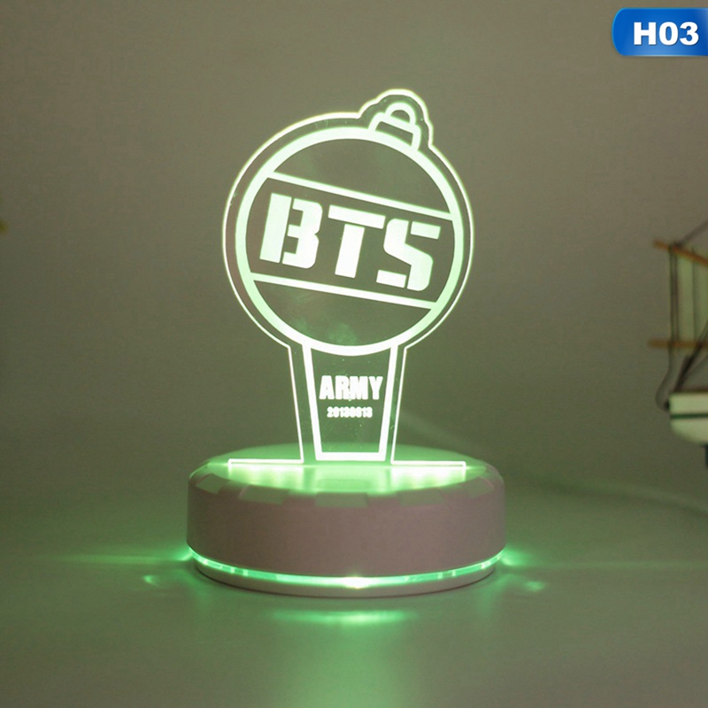 KPOP BTS BLACKPINK EXO Multi-combination Colorful LED Lights Night Light