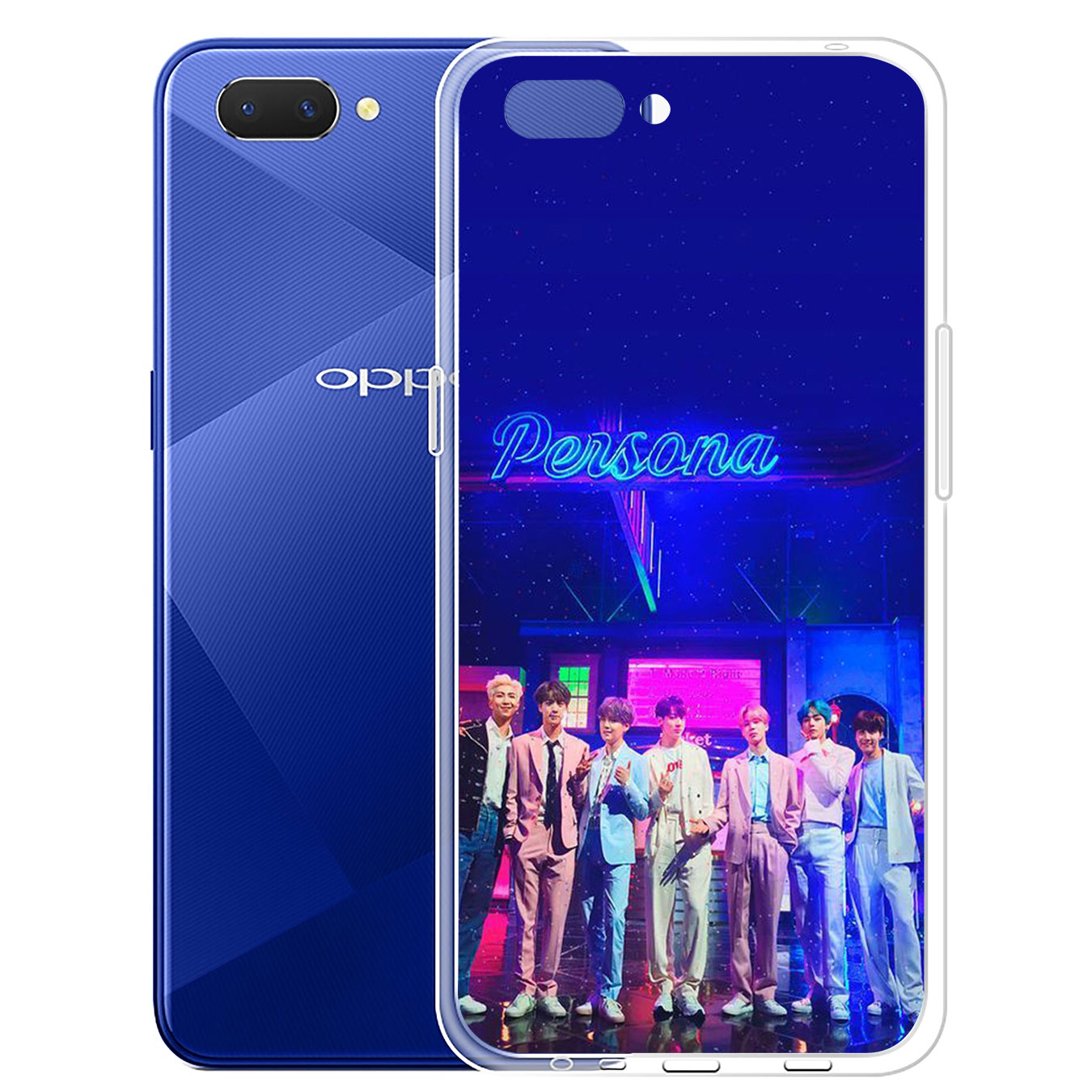 Ốp lưng silicon họa tiết nhóm nhạc BTS cho Samsung Galaxy A71 A70 M20 A6 Plus A7 A8 A9 2018 A6+ S7 Edge