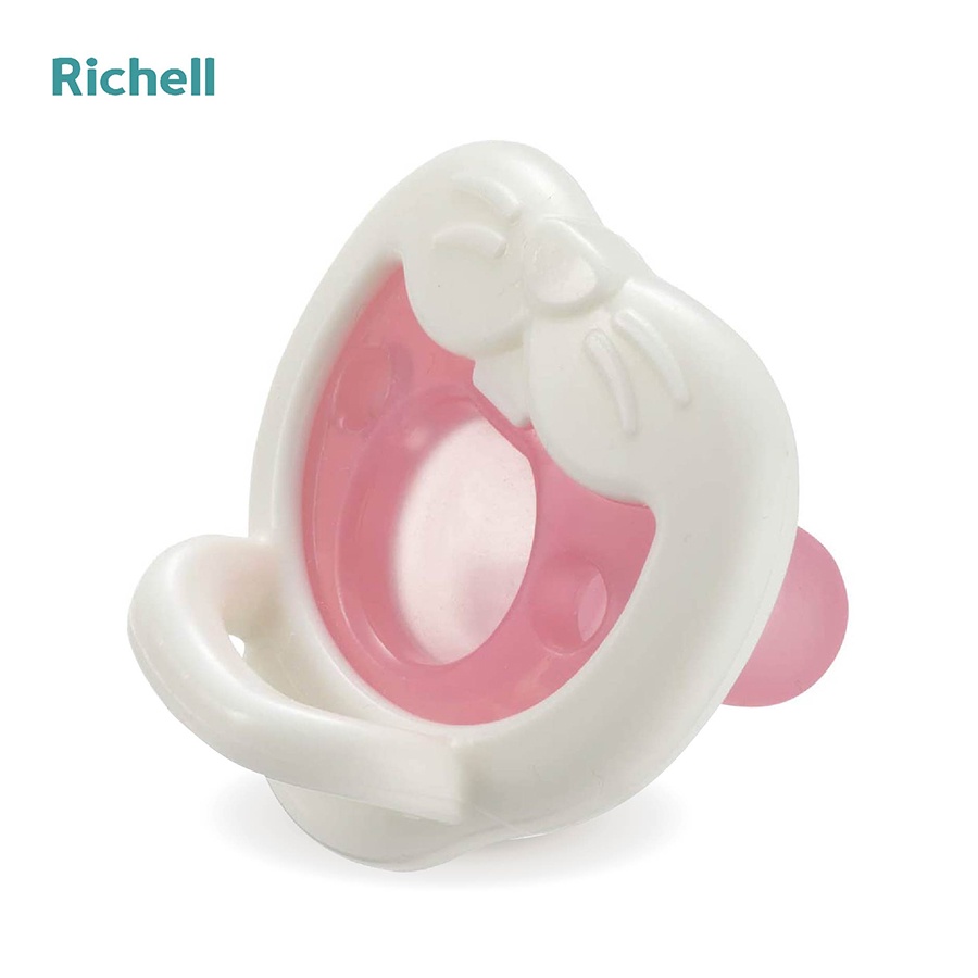 Ti Giả Richell Silicone Phát Triển Cơ Miệng Cho Bé Từ 3m+ ( Có Hộp Đựng )