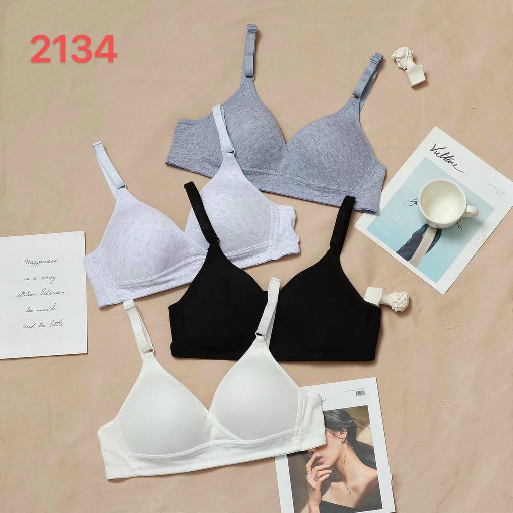 Áo lót ngực học sinh cấp 2,3 sinh viên cotton mềm k gọng ( loại 1 )