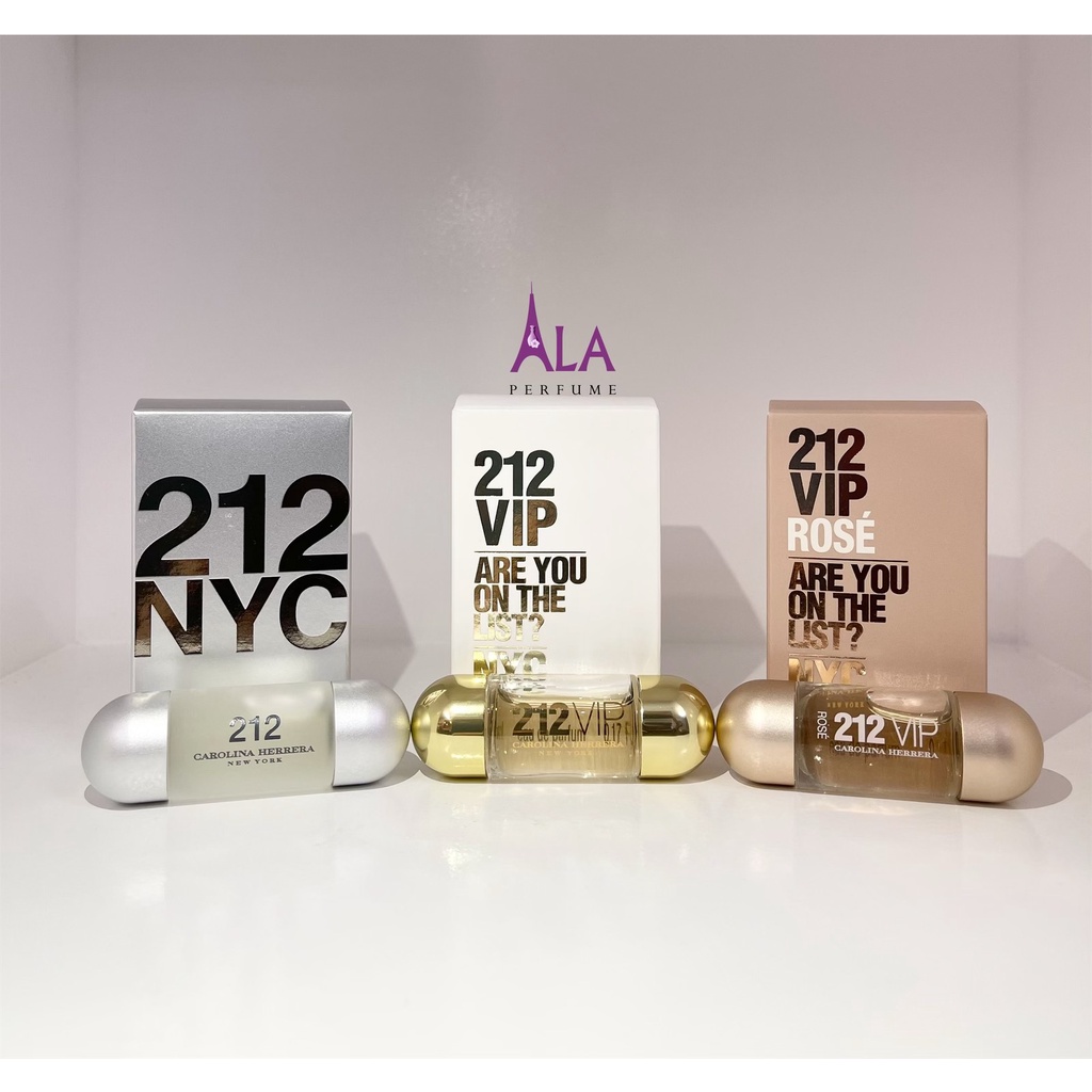 💥 Nước hoa mini nữ 212 NYC / VIP / Rose - Carolina Herrera