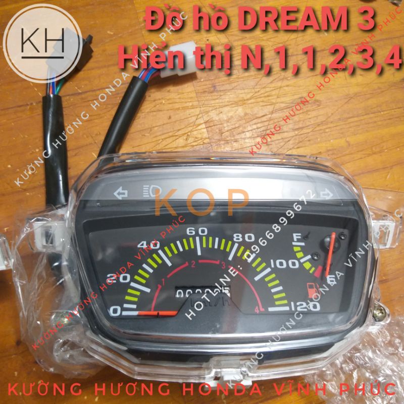 Đồng hồ DREAM 3 lùn (loại N,1,2,3,4 hoặc hiển thị N và stop)lắp thái hoặc trung quốc hàng L1 (-10%)