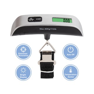 50kg cân điện tử mini cân cầm tay Cân Hành Lý cân du lịch Vali