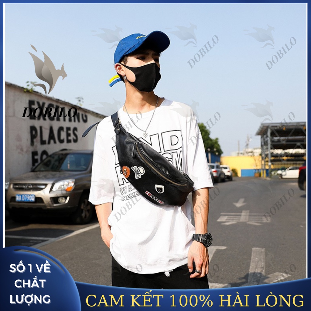 Túi Bao Tử, Túi Đeo Chéo Da Nam Thời Trang Hàn Quốc Chống Nước Chống Trầy AG04 | BigBuy360 - bigbuy360.vn