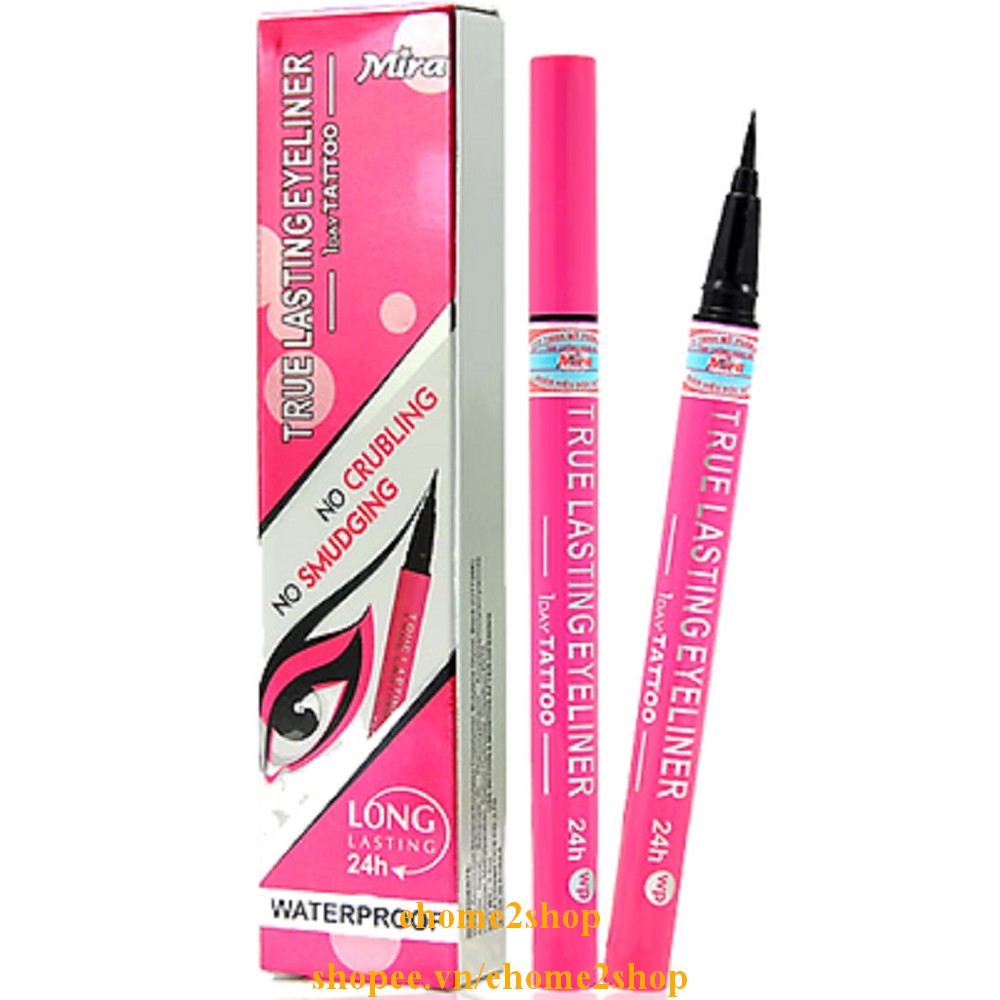 Mắt Nước Bút Lông Kẻ Viền Mí Mira True Lasting Eyeliner shopee.vn/ehome2shop.