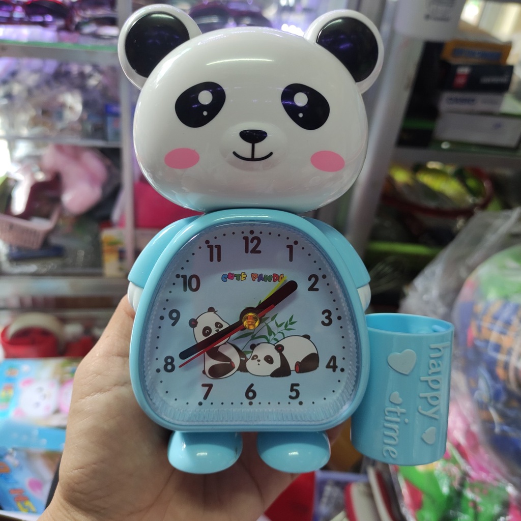 Đồng Hồ Báo Thức Có Kèm KHay Để Bút Viết