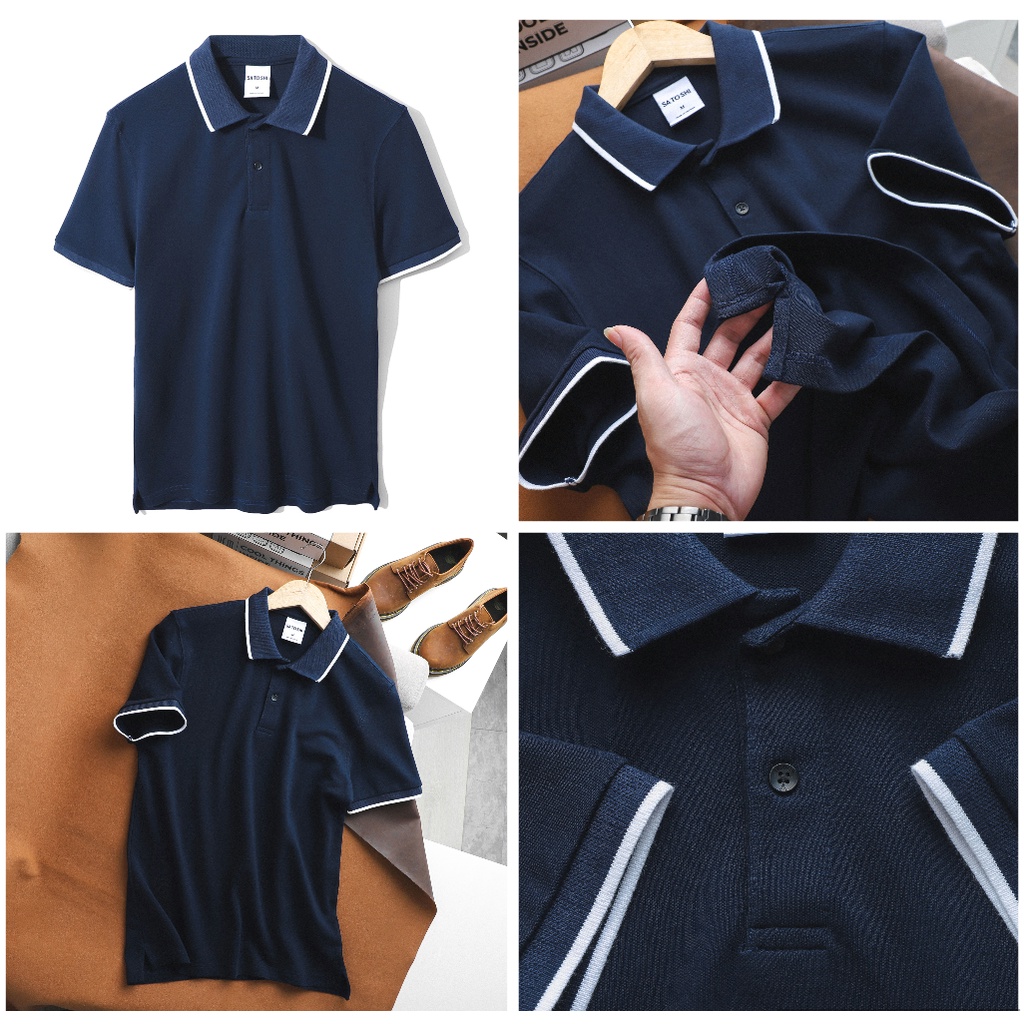 [Mã LTP50 giảm 50000 đơn 150000] Polo STS Diamond Pique tay ngắn viền vành cổ đơn giản SAPL54 | Hẻm Store | BigBuy360 - bigbuy360.vn