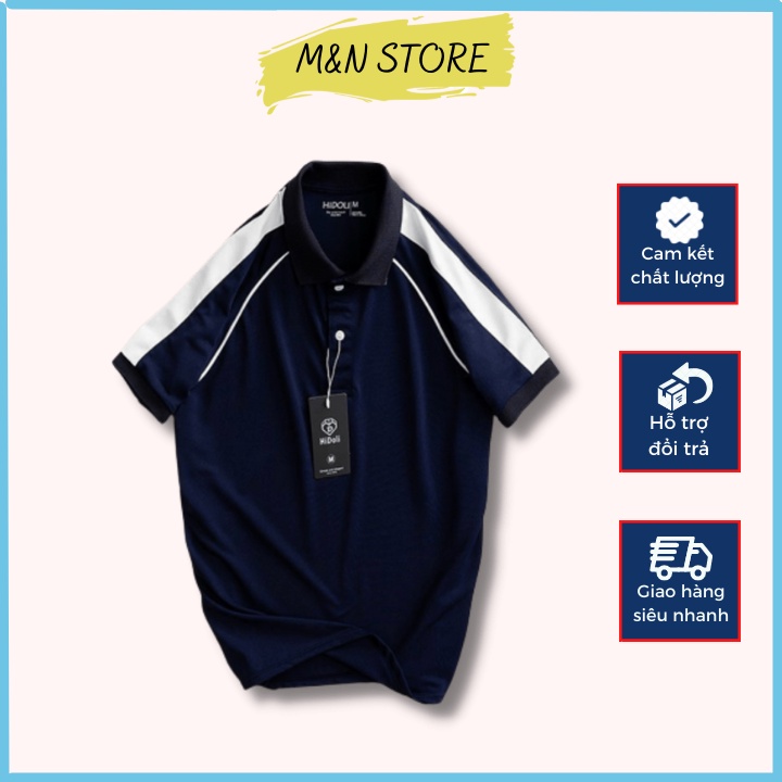 Áo polo nam trơn basic cổ bẻ chất vải cá sấu mềm mịn đẹp chuẩn form 4 màu