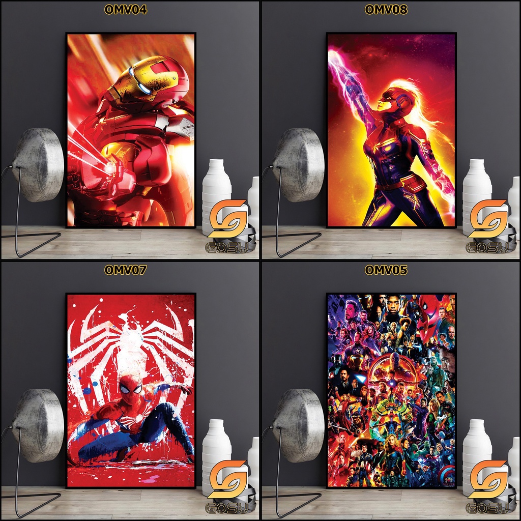 TRANH ĐƠN MARVEL TREO PHÒNG NGỦ ẤN TƯỢNG