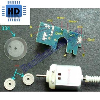 Động Cơ Encoder 334 Xung Mini zin HD1