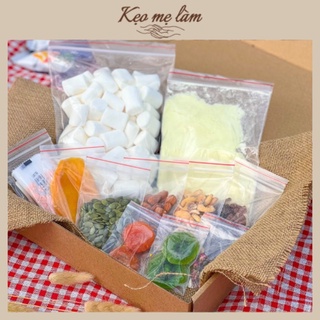 Set nguyên liệu làm kẹo nougat , kẹo mẹ làm - Kèm công thức
