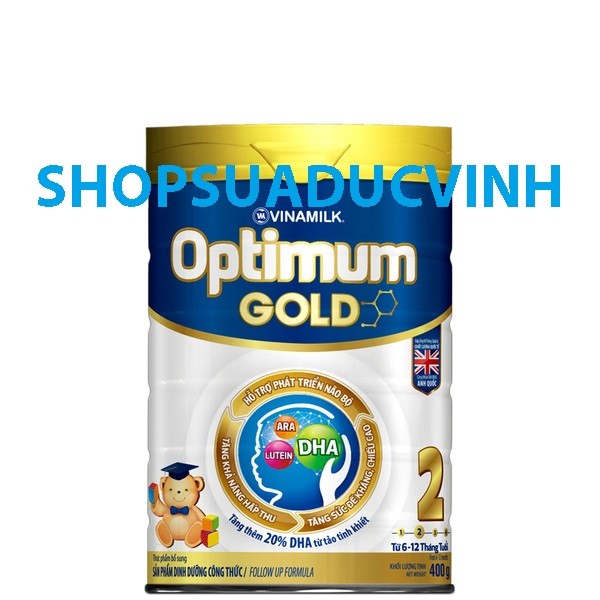 Sữa bột Vinamilk Optimum Gold 2 (400g) date 2019