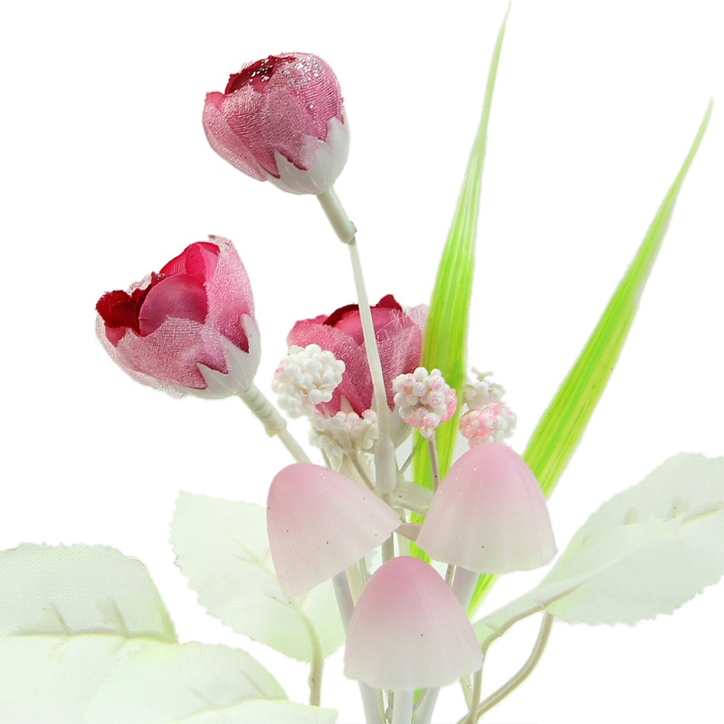 Đèn Ngủ Cảm Biến Hình Hoa Tulip Mini Mềm Mại Lãng Mạn Trang Trí Phòng Ngủ Cho Bé