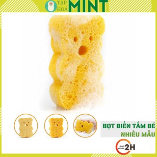 Miếng tắm bọt biển vệ sinh cơ thể bé - Tạp hoá mint