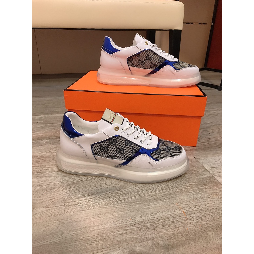 Giày thể thao nam cao cấp da thật GUCCI GG GC thiết kế hiện đại và trẻ trung với kiểu dáng độc đáo và cá tính