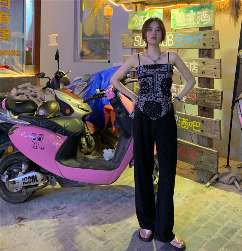 Áo hai dây nữ màu trơn gợi cảm thời trang mùa hè