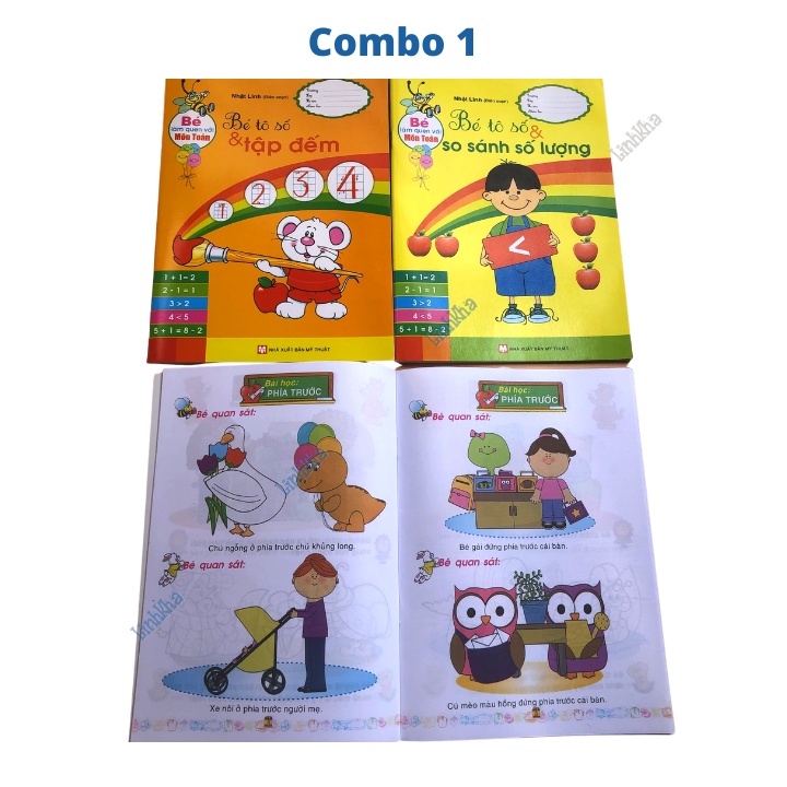 Sách Bé Làm Quen Với Môn Toán Cho Bé 3-6 Tuổi Học Toán Dễ Dàng Và Hiệu Quả