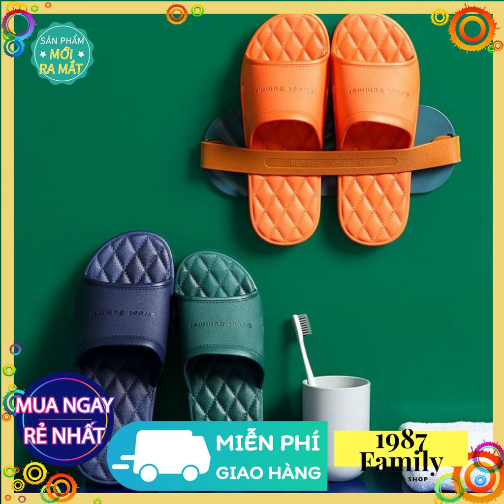 Dép Cao Su 08 Quai Ngang Sweet&Summer -Dép Đi Trong Nhà Đế Dày Êm Chân Chống trượt⭐Phù Hợp Đi cả ở Phòng Tắm⭐PKG008
