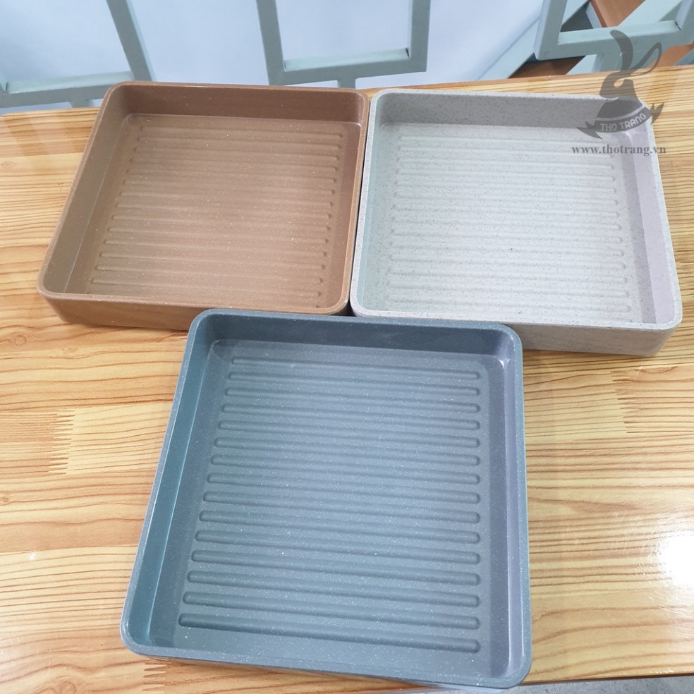 Khay buffet melamine kiểu Nhật đựng thịt, hải sản, shushi có thể xếp tầng Superware Thái