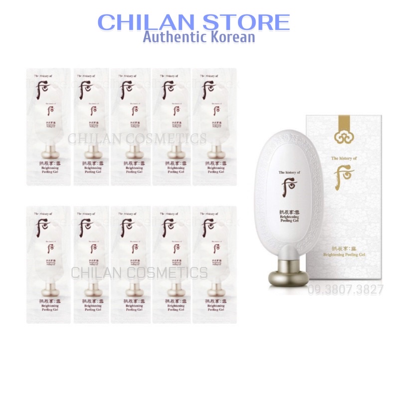 [CHính Hãng] Tẩy Tế Bào Chết Dạng Kỳ Whoo Brightening Gel Làm Sáng Da 1ml