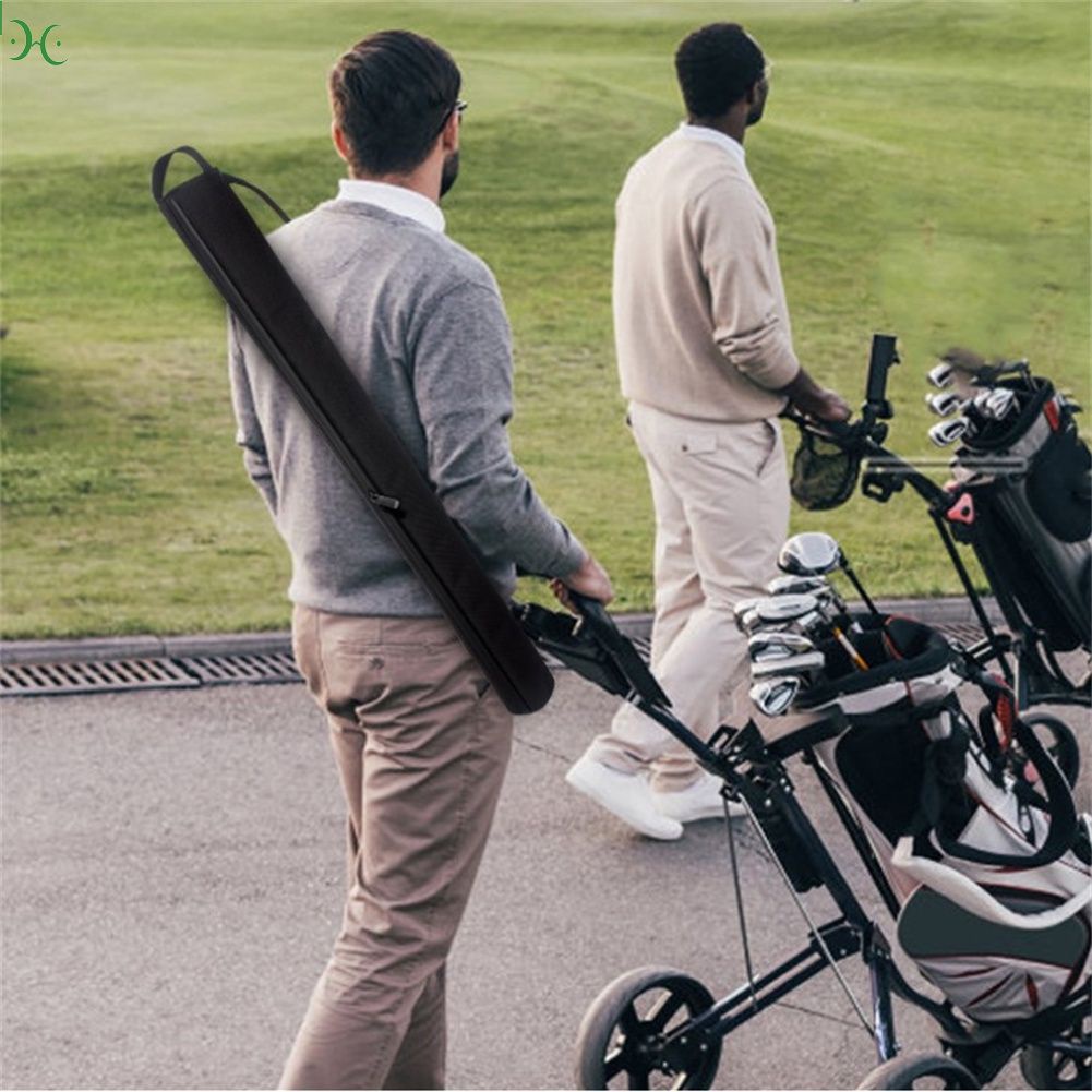 Bộ túi đeo chéo cách nhiệt trụ dài đựng 7 lon bia cola coke đá ngoài trời chơi golf