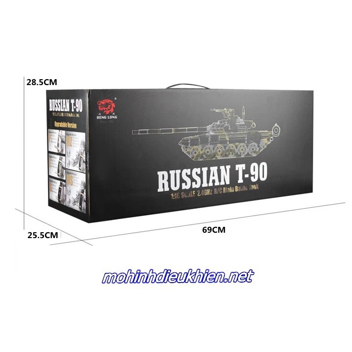 XE TANK MÔ HÌNH ĐIỀU KHIỂN T90   PHIÊN BẢN PRO