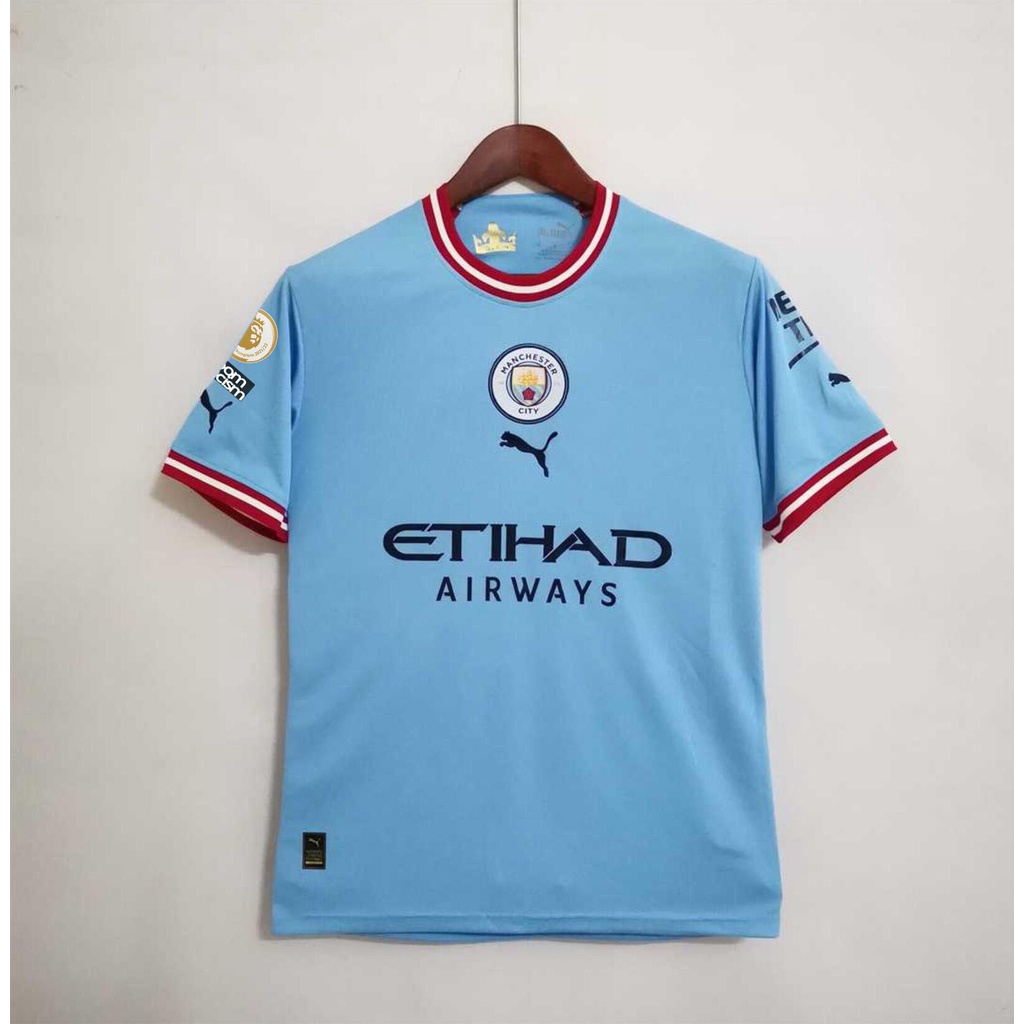 Áo Thun Số 2022 Manchester City Thiết Kế Năng Động Cá Tính