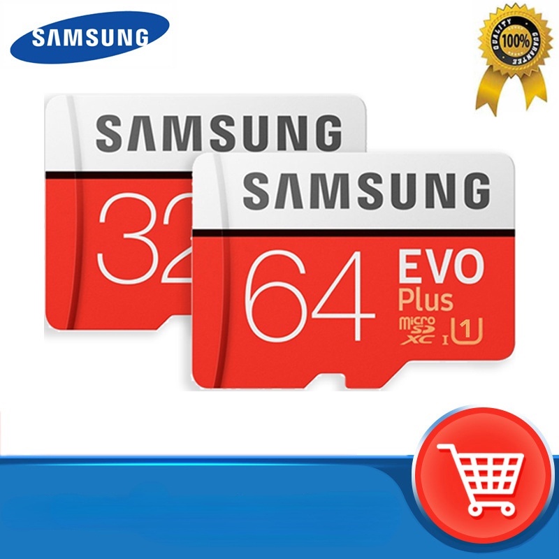 SAMSUNG Thẻ Nhớ Micro SD 128GB 512G 256GB 32G 64GB Microsd SDHC SDXC Grade EVO + C10 4KHD UHS TF