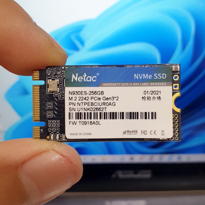 Ổ cứng SSD M.2 2242 PCIe NVMe Netac N930ES 128GB 256GB - bảo hành 3 năm