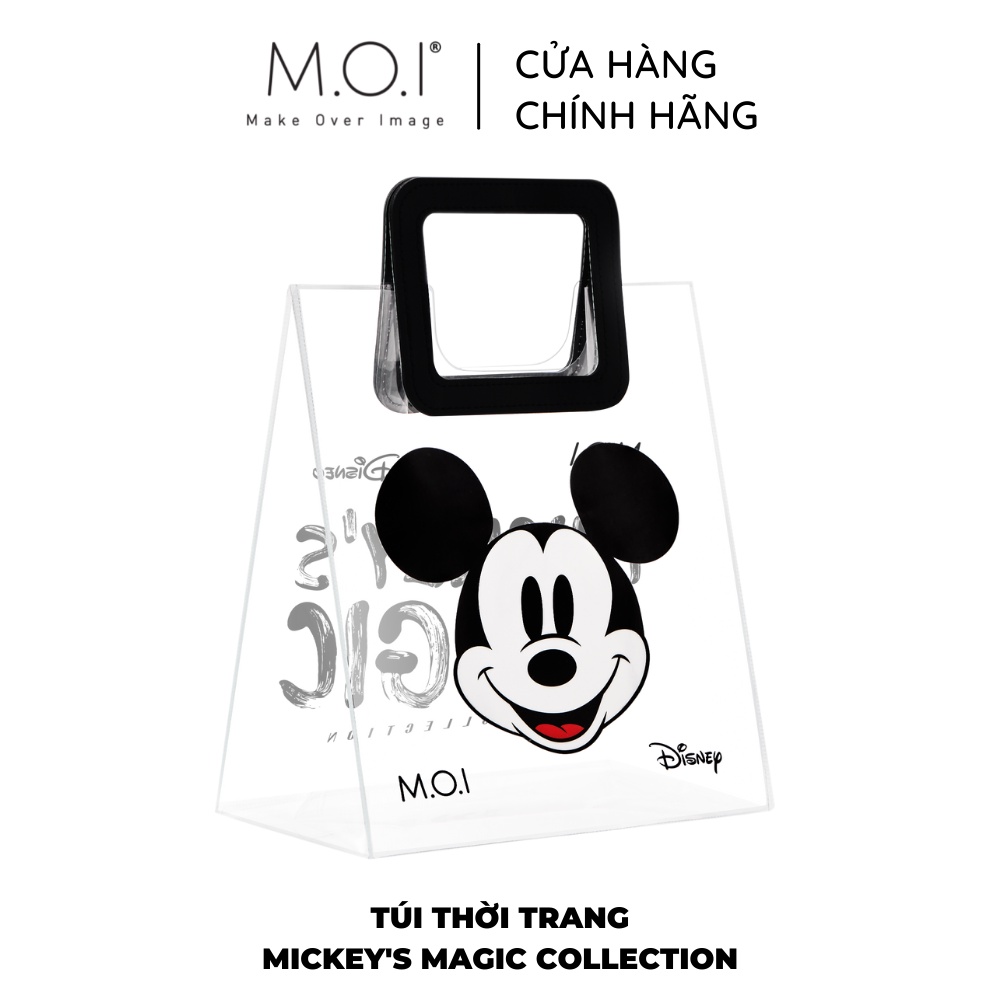 [TẶNG TÚI MICKEY] Son dưỡng M.O.I Cosmetics Mickey's Magic Lips trong suốt, màu hồng, mùi thơm, cấp ẩm và mềm mượt 3.3g