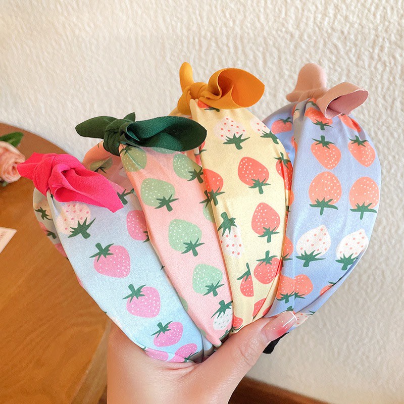 Băng Đô Cài Tóc Chống Trượt Đính Nơ Họa Tiết Hoạt Hình Dễ Thương Cho Bé