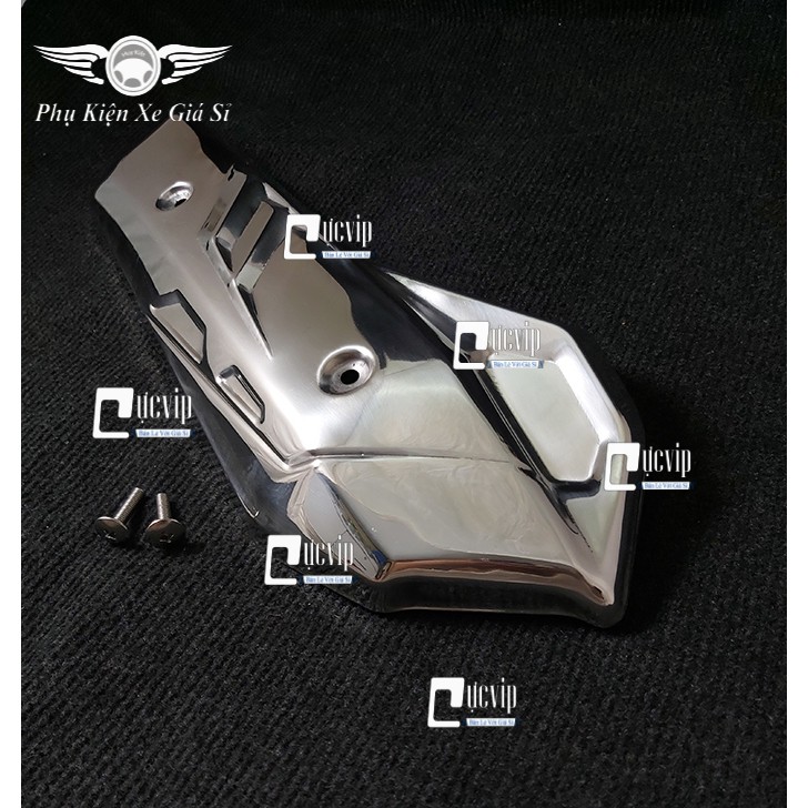 [Rẻ Vô Địch] - (2472) - Ốp Pô Inox Xe AirBlade 2020 (2013 - 2020), Vario 2015 - 2017