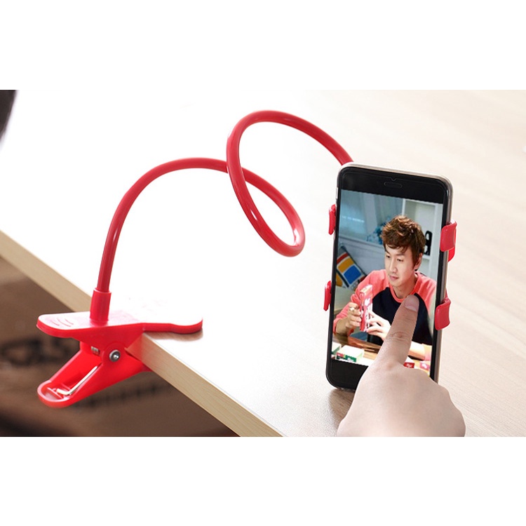 Kẹp điện thoại đa năng, giá đỡ điện thoại xoay 360 độ, siêu bền nhiều màu sắc