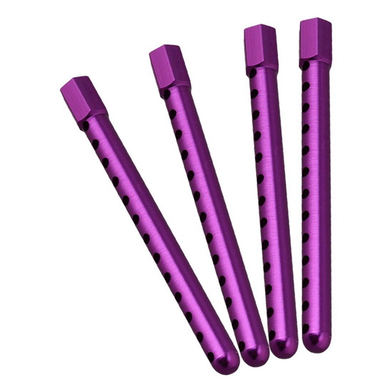 Set 8 phụ kiện cố định thân xe RC1:10 bằng hợp kim nhôm màu tím cho xe đua HSP 108037 &amp; 4 cái 102037
