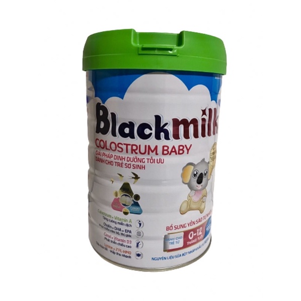 Sữa bột Blackmilk baby 900g - Sữa dành cho trẻ từ 0-12 tháng tuổi