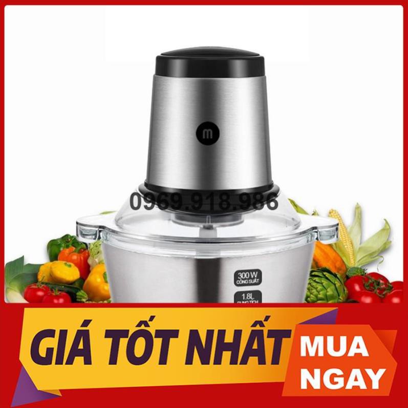 🍁 Máy Xay Thịt Cá Rau Củ Hoa Quả Gia Đình Cối Inox 4 Lưỡi Đa Năng Đẹp Giá Gốc Sỉ Rẻ 🍕 Tổng Kho Gia Dụng Bình Thuận🍕