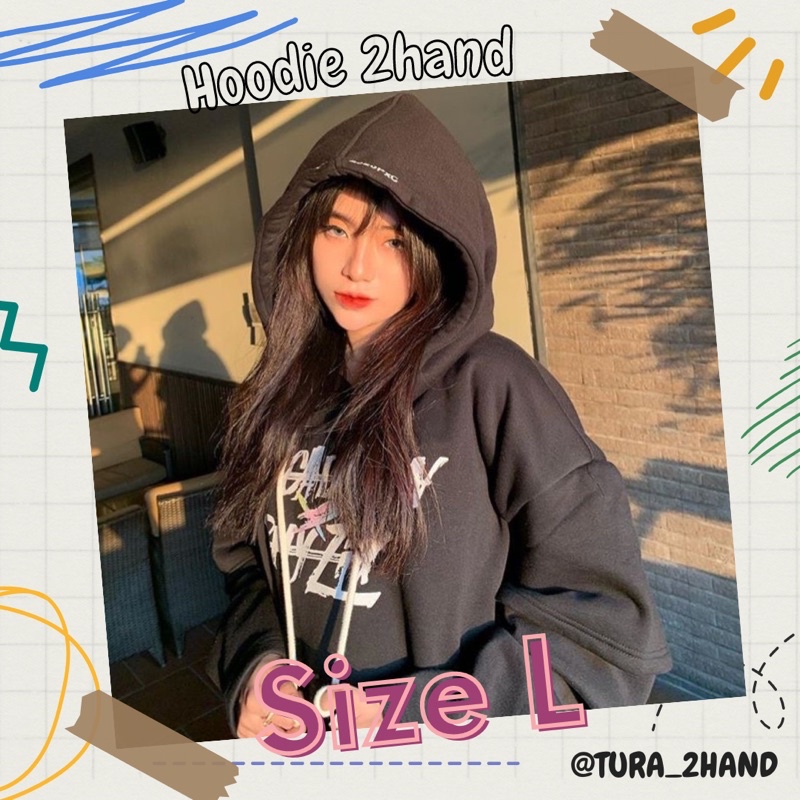 Hoodie 2hand nhiều kiểu dáng - Size L