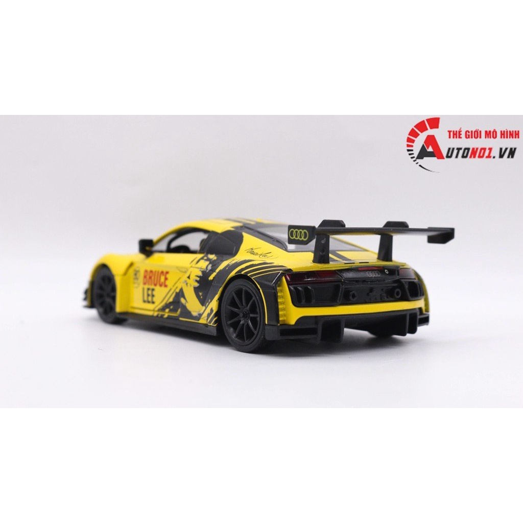 MÔ HÌNH XE AUDI R8 LMS BRUCE LEE 80TH 1:32 MAKEDA 7782