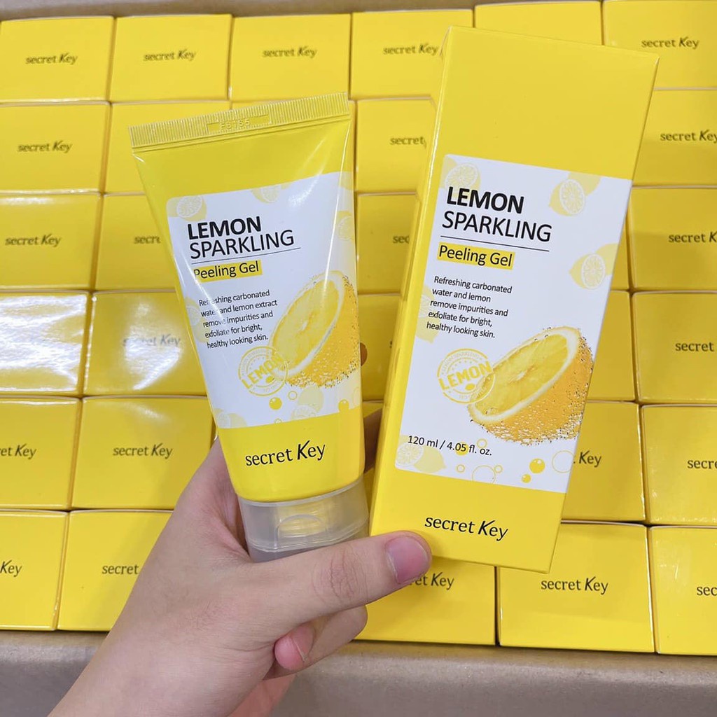 Tẩy tế bào chết dạng Gel Secret Key Lemon Sparkling Peeling Gel 120ml